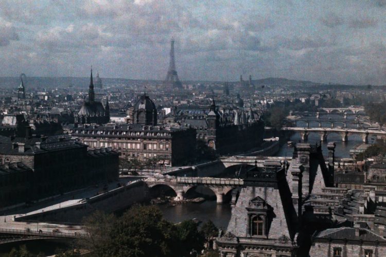 Париж начала 20 века. Автохромные фотографии Жюля Жерве-Куртельмона